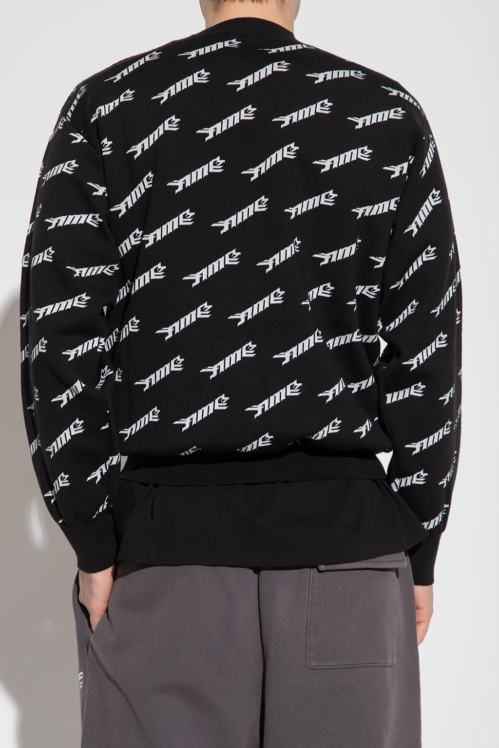 Favourites adidas 3 Bar T-Shirt Inactive - SchaferandweinerShops Israel -  Black Sweater with logo motif Ambush